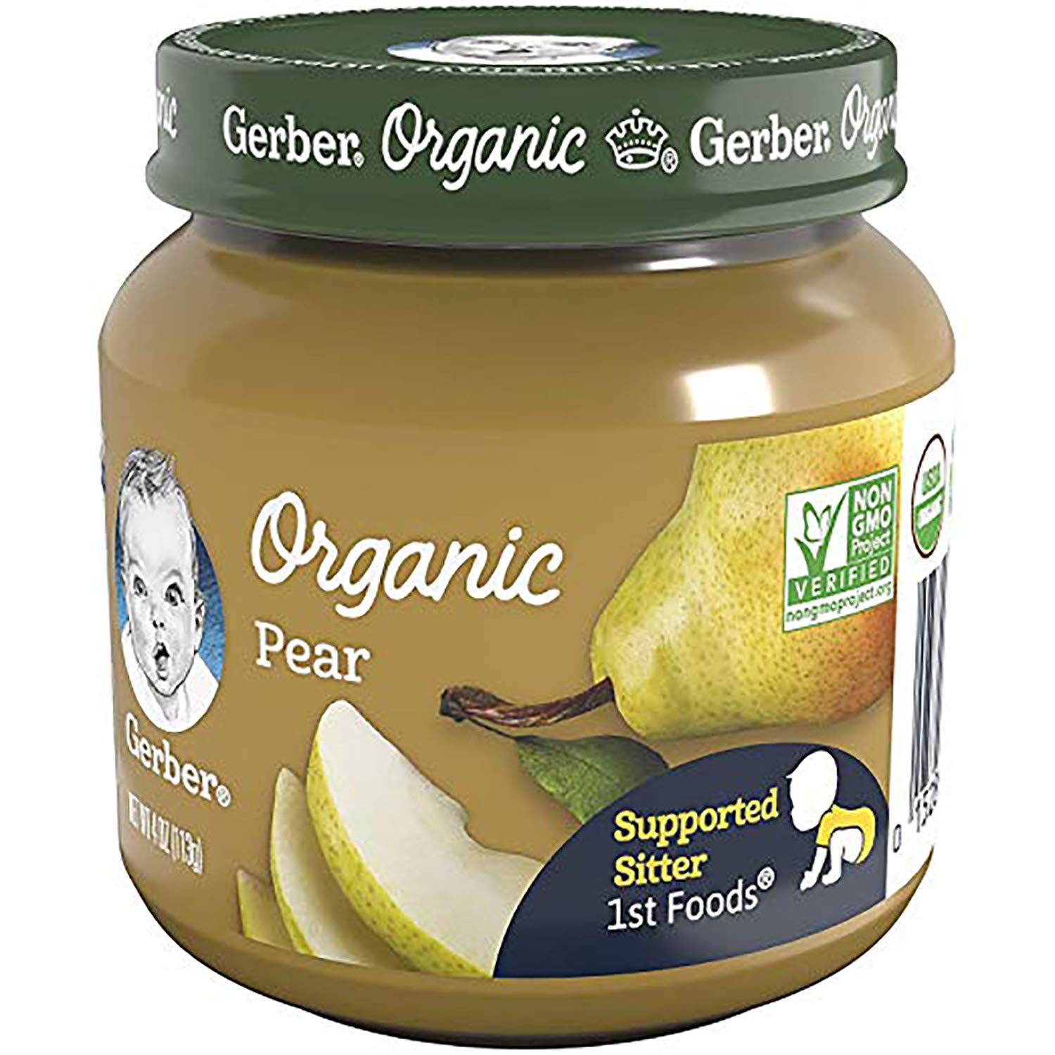 gerber organic baby food jars