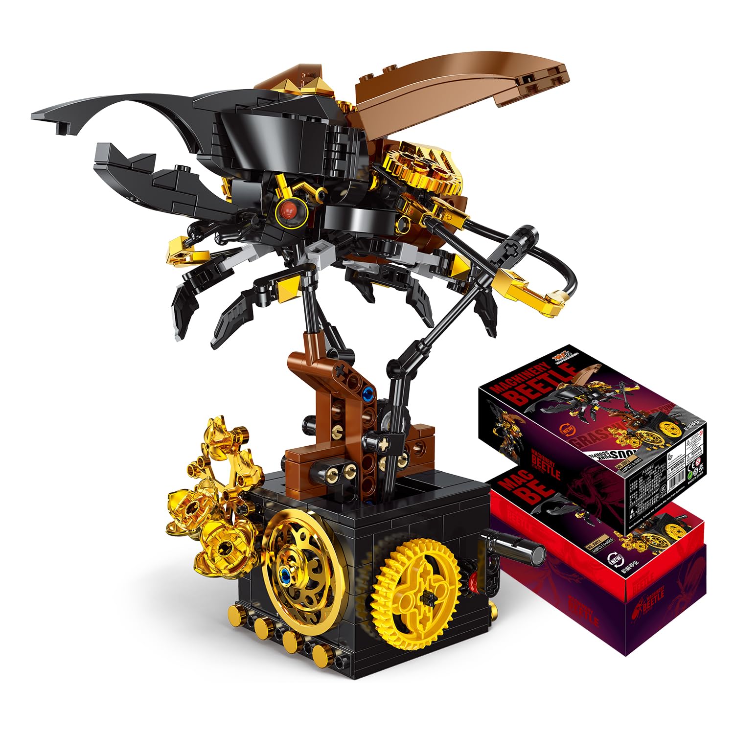 Photo 1 of LEQUMOC, The Insect Collection, L602, Ideas Bugs, Mechanical Beetle Building Set, 440PCS, Sets for Adults Boys Age 6+ Year Old