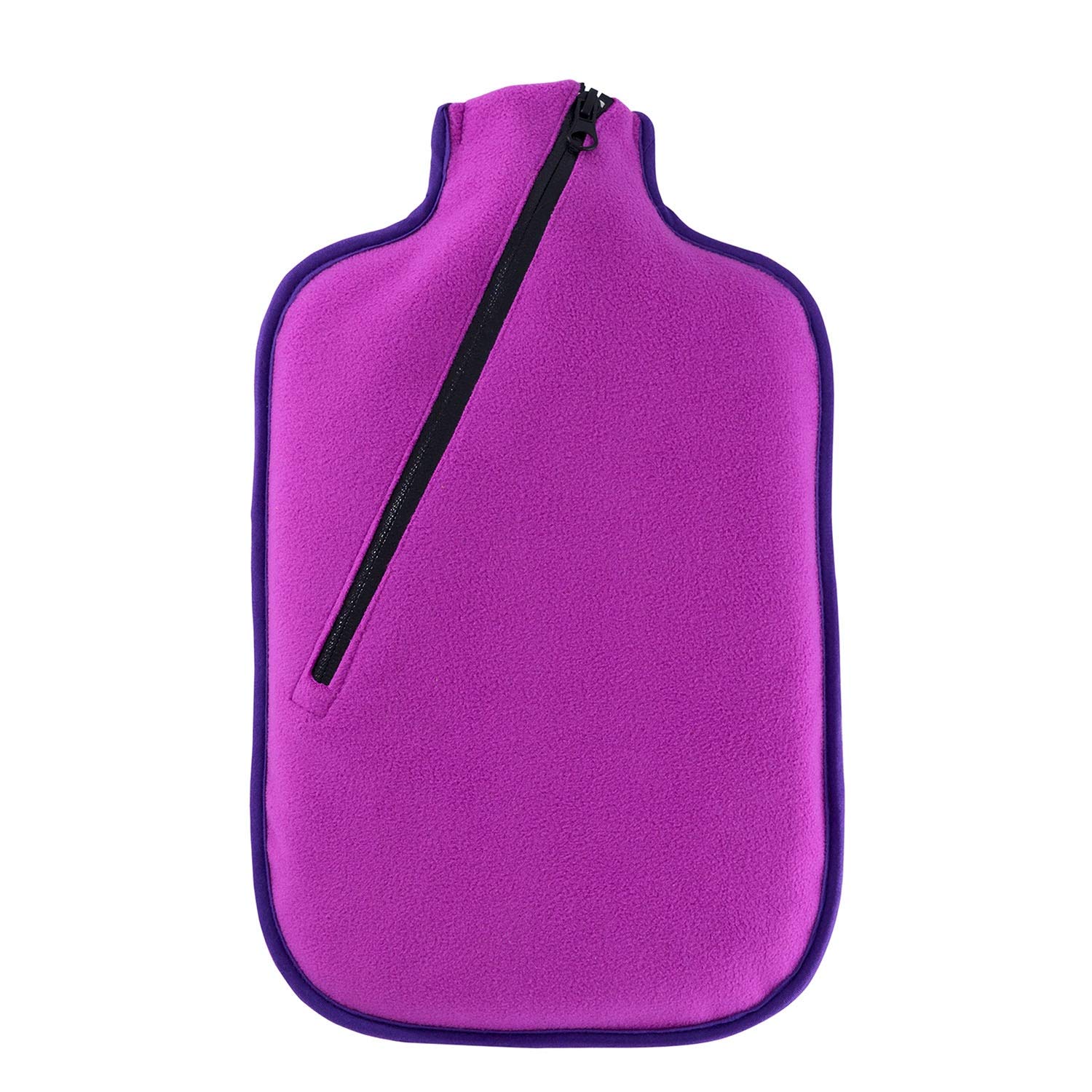 Hugo Frosch Hot Water Bottle with Softshell Cover and Insulating Zip