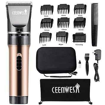 Amazon Com Ceenwes Hair Clippers Cordless Quiet Hair Trimmers