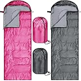 Tudomro Camping Sleeping Bag for Adults Lightweight Packable Waterproof Camping Gear Equipment to Keep Warm for Cold Weather Outdoor Backpacking Hiking Travel