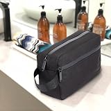 Etercycle Toiletry Bag for Men Waterproof Dopp Kit with Handle Black view 6