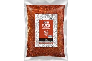 Soeos Red Chili Flakes, 8oz (226g), Dried and Crushed Red Chili Pepper Flakes, Premium Chili Powder for Pizza, Chowder, Seafood, and Pasta
