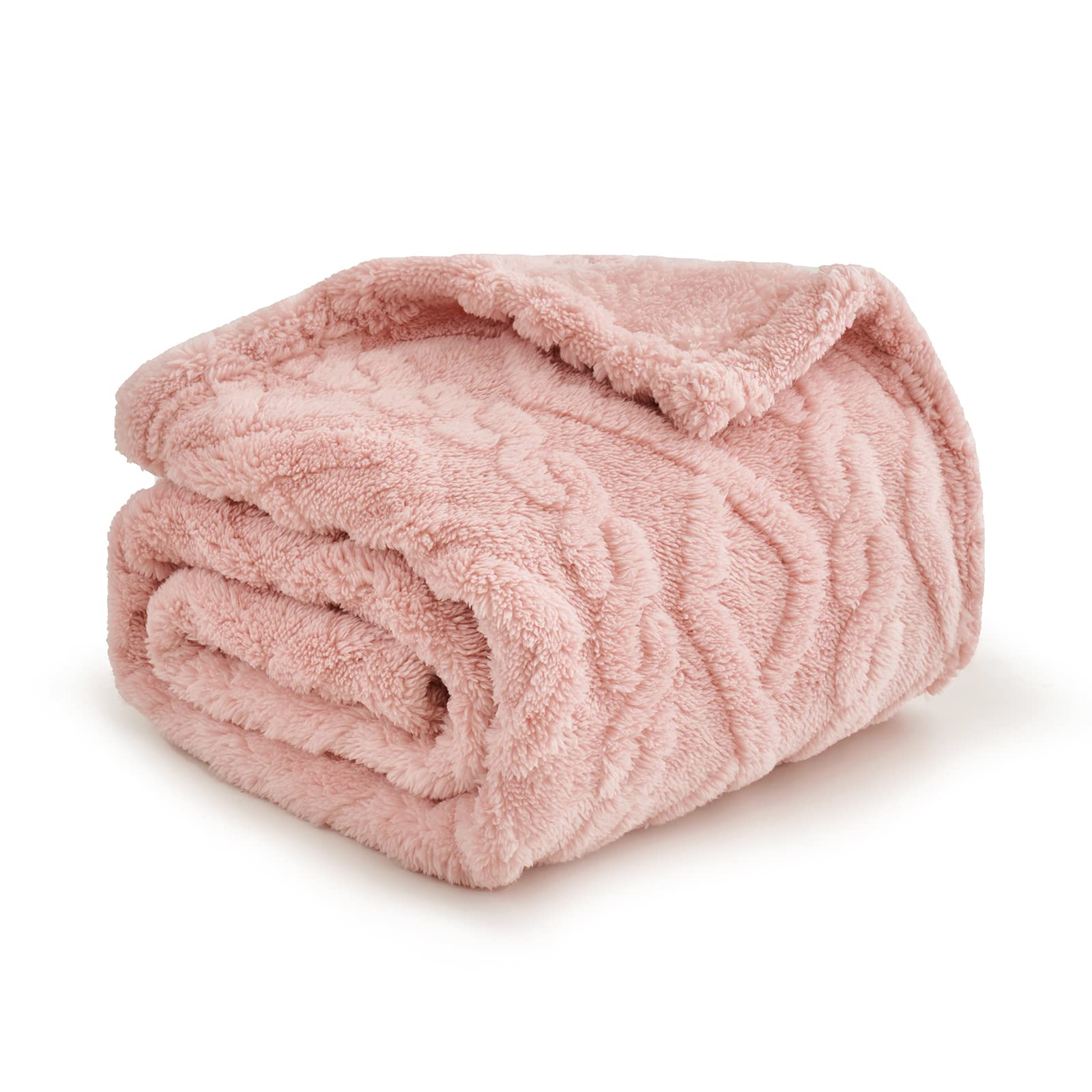 MIULEE Pet Dog Blanket 40x60 cm Fluffy Fleece Fabric Soft and Cute Warm Bed Cover Blanket Throw Washable Sleep Mat for Dogs Cats Guinea Pig Anaimals Small Pink