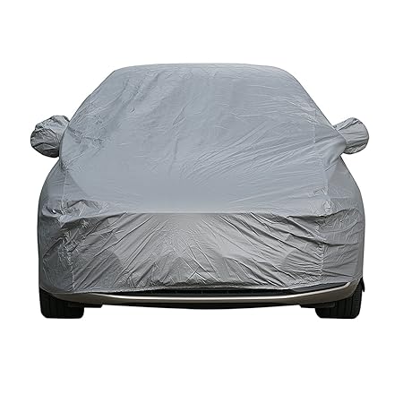 Sipobuy Universal Vollständig wasserdicht Kratzer Beweis Langlebige Autoabdeckung Auto Abdeckplane Breathable Baumwolle gefüt