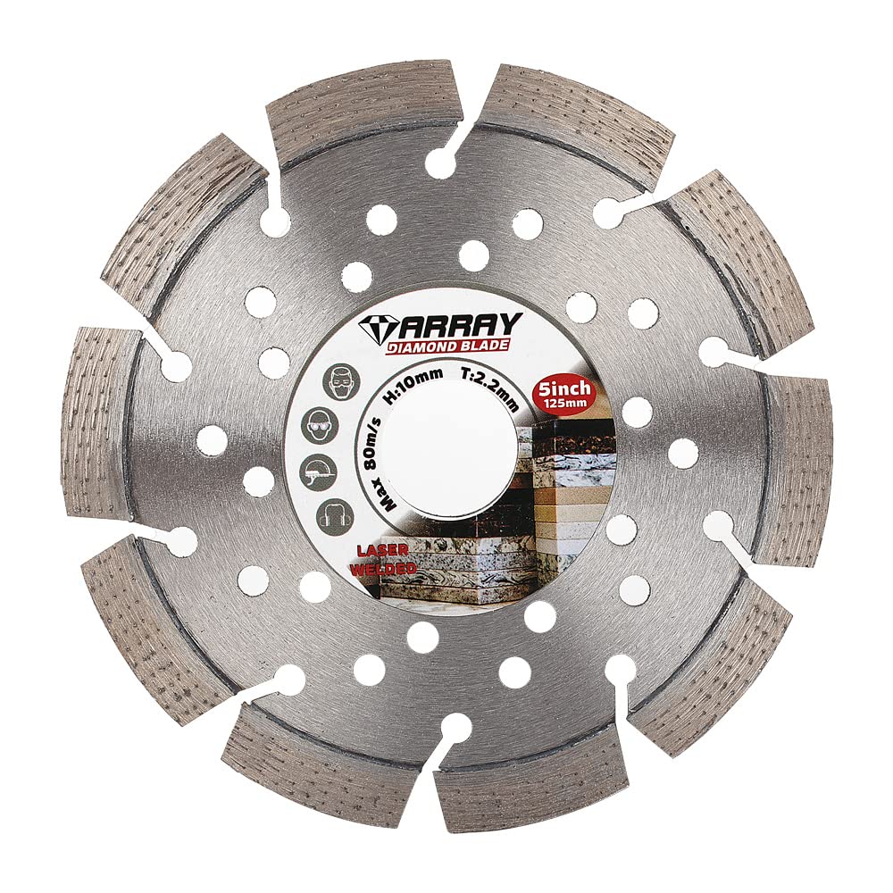125mm Laser Welded Diamond Cutting Disc Segment Rim Diamond Blade for Concrete Brick Block and Masonry Cutting