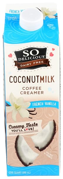 So Delicious Dairy-Free Organic Coconutmilk Creamer, French Vanilla