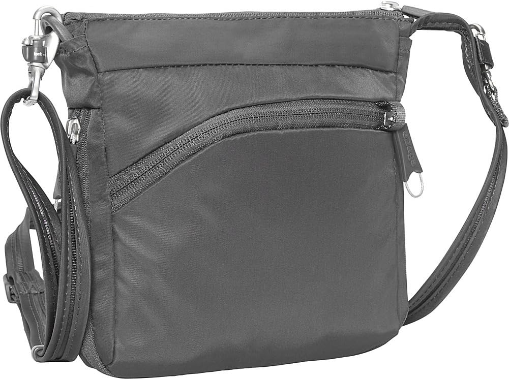 eBags Anti-Theft Mini Crossbody - Small Zipper Lock Bag for Travel and Everyday