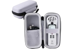 WERJIA Hard EVA Travel Case Fits Zoom H1n/ZH1 H1 Handy Recorder (Grey)