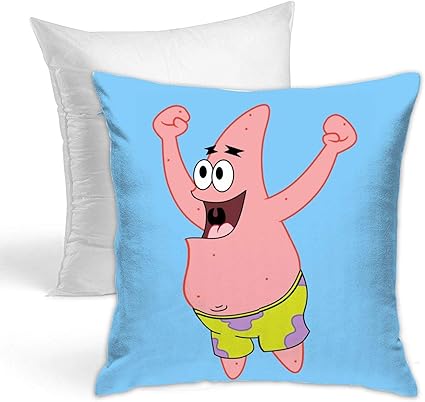 Amazon Co Jp スポンジ ボブ パトリックスター 抱き枕 抱きまくら おしゃれ 携帯枕 お宅 男女兼用 癒し系 One Size ホーム キッチン