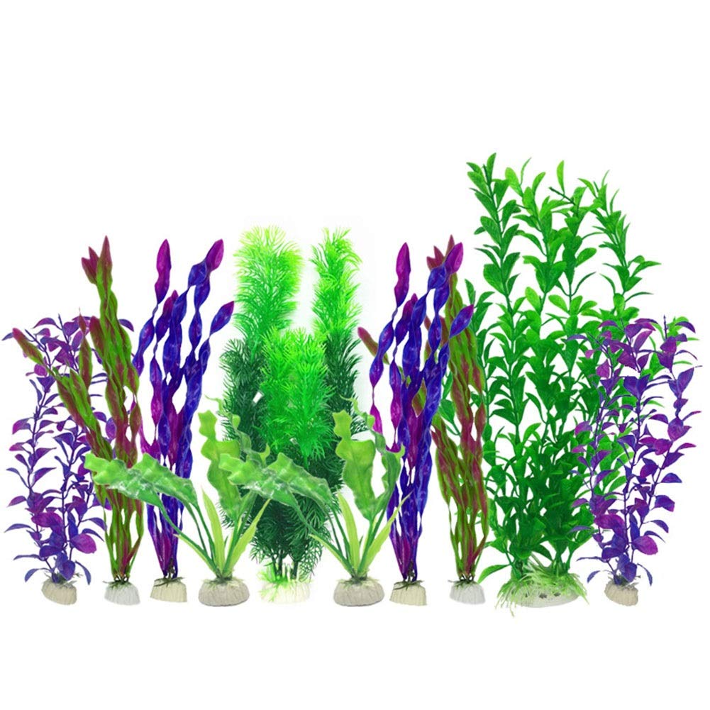ETOPARS Aquarium Artificial Aquatic Plants, Fish Tank Plastic Decorative Plant, Vivid Simulation Plant Creature Aquarium Landscape, Aquarium Decor Plant Water Grass