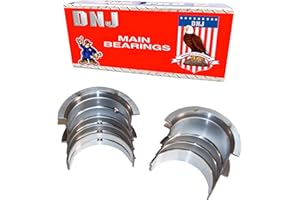 DNJ MB3125 Main Bearings Set Standard for 1980-2014 Chevrolet, GMC, Isuzu, Oldsmobile, Pontiac Astro, Blazer, Bravada 3.8L-4.3L V6 12V OHV 229cid