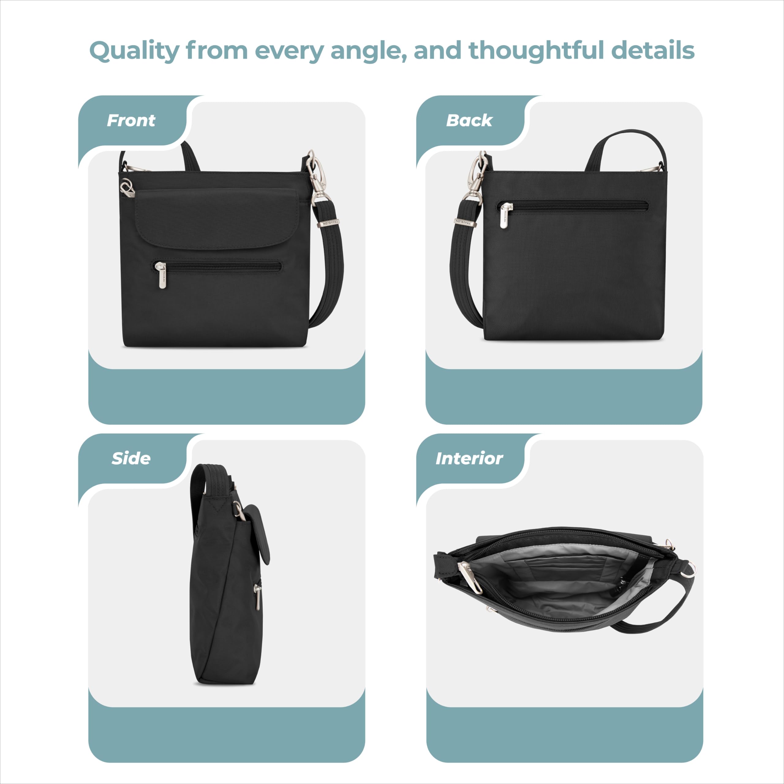 Travelon Anti-Theft Classic Mini Shoulder Bag