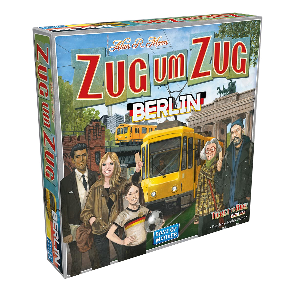 Days of Wonder Ticket to Zug: Berlin | Family Game | Board Game | 2-4 Players | From 8+ Years | 10-15 Minutes | German — image 1