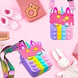 hirsrian Pop Fidget Bag Toy Rainbow Unicorn Fashion Shoulder Bag view 5