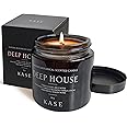 KASE JS Bath Works Body Candle Way to Play Simply Indulgent Candle Scented Candle Soy Candle Massage Oil Low Temperature Date Night Non-Toxic Skin Care 3 oz (Smoky Wood & Plum Scent, 2.6*2.6*3 inches)