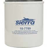 Sierra 18-7789 Fuel Water Separating Filter, 21 Micron, Johnson/Evinrude