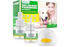 PENFOVE 2-Pack Dog Calming Diffuser, 48ml Each - Natural Pheromone Solution to Keep Your Dog Calm, Reduce Stress & Anxiety fr