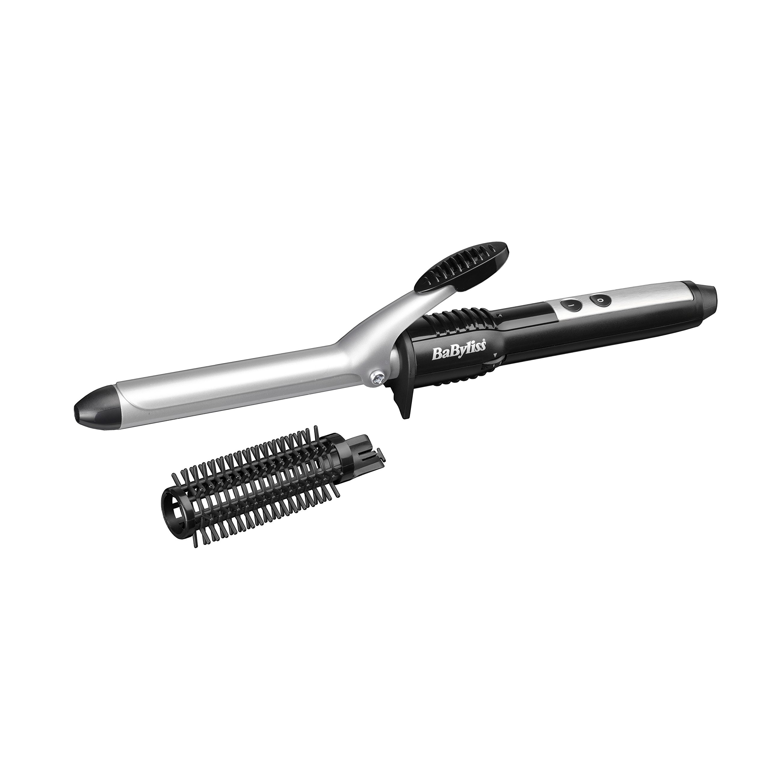 BaByliss Defined Curls Tong, Silver and Black