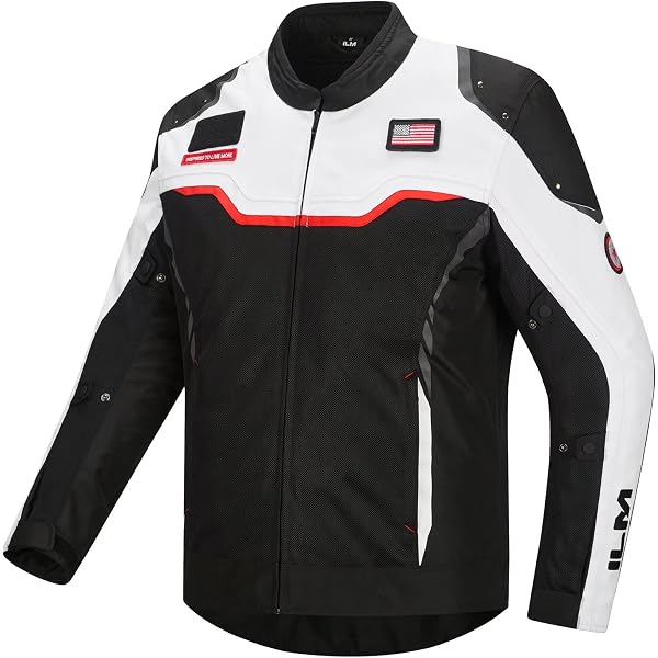 Amazon.com: ILM Motorcycle Mesh Jacket with CE Armor and