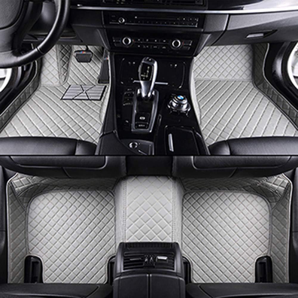 LKJHO Car mat,for custom car floor mats for kia sportage 2018 rio 3 soul optima ceed sorento stinger niro carens floor mats for cars,Gray