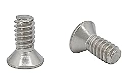 FixtureDisplays® 10-24 X 7/16" Stainless Flat Head