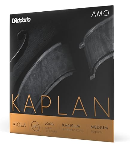 D'Addario Kaplan Forza Viola String Set, Medium Scale Medium Tension, Bulk 10-Pack