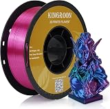Kingroon Tri Colour Silk PLA Filament 1.75mm 1kg Red Blue Green
