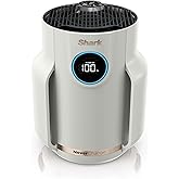 Shark Air Purifier for Home, NeverChange Compact Pro, for Bedroom, Nursery, Home Office, Dorm, HEPA-Exceeding Filter, Capture