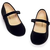 Childrenchic Mary Jane Shoes for Girls – Classic & Comfortable Dress Shoes for Toddlers & Kids – Perfect Flats for School, Play, and Special Occasions (Velvet)