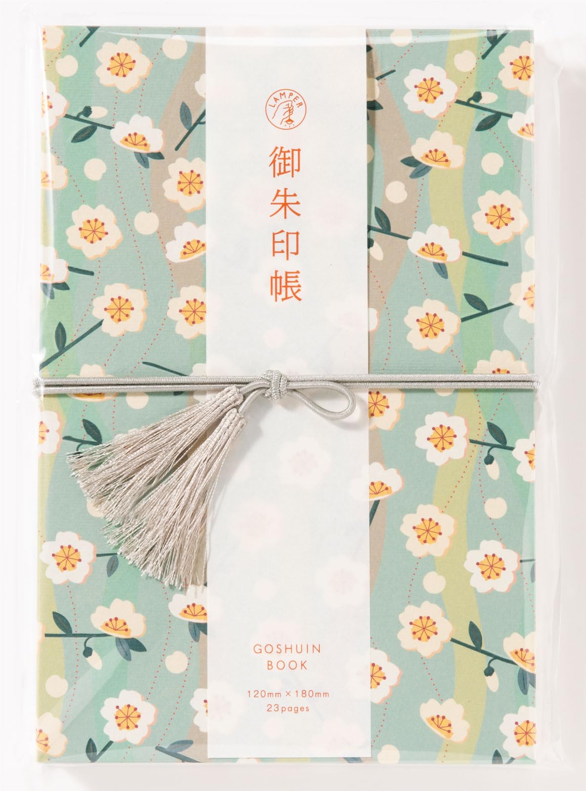 いろは出版 御朱印帳 ご朱印帳 朱印帳 SAKURAじゃばら式 タッセル付き 京都 奉書紙 和紙 シンプル LSS-04 の商品画像