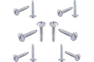 Electrical Panel Screws for Eaton LCCSCS, Galvanized Steel Circuit Breaker Box Cover Screws, Compatible with Cutler-Hammer or