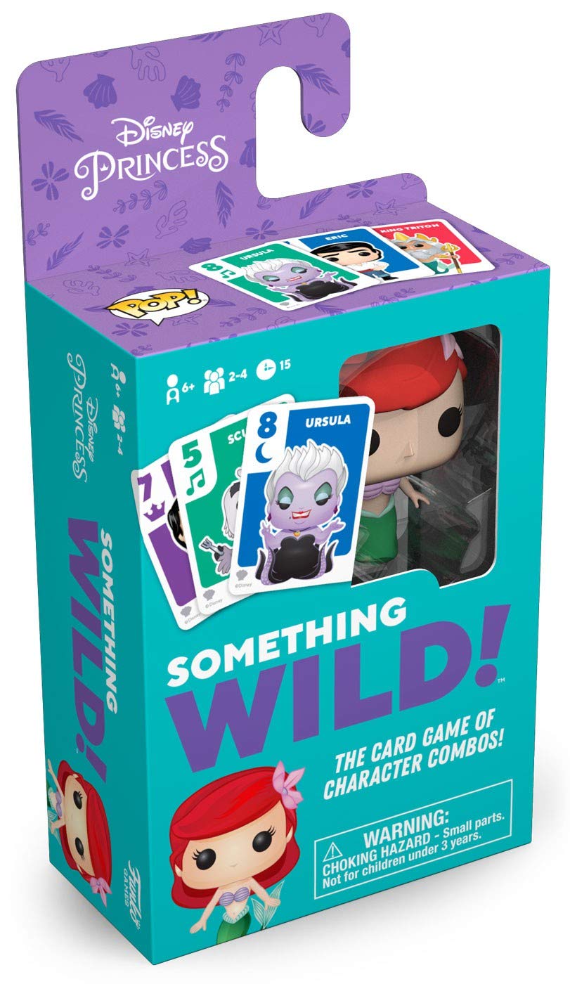 Funko Something Wild Family Card - The Little Mermaid(Includes Collectable Mini POP!) Ideal For Children Ages 6 And Up - Fun For The Whole Family Board Game 49353