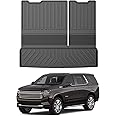 Mixsuper Cargo Liner for Tahoe 2015-2020, Trunk Mat for Tahoe Accessories All Weather Cargo Mat Rear Trunk Liner Black