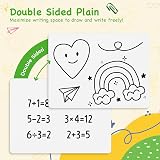 Ohuhu 30 Pack A4 Double-Sided Mini Whiteboards with 30 Pens & 30 Erasers view 3