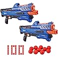 X-Shot Chaos Orbit Dart Ball Blaster (100 Rounds) - Double Blaster Pack Blue
