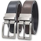 Levi Strauss Signature - Premium Leather Reversible Belt for Men for Jeans, Work, Dress & Casual pants | Cinturon Para Hombre