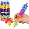 Special Supplies 100 Squishy Pencil Grips for Kids and Adults - Colorful, Cushioned Holders for Handwriting, Drawing, Coloring - Ergonomic Right or Left-Handed Use - Reusable (100-Pack)