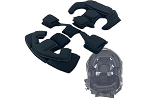 ATAIRSOFT Tactical Helmet Protective Pads Universal Replacement Internal Memory Foam Mat Kits Set Compatible for Fast/ACH/MICH/USMC/PASGT/EX/Maritime/IBH