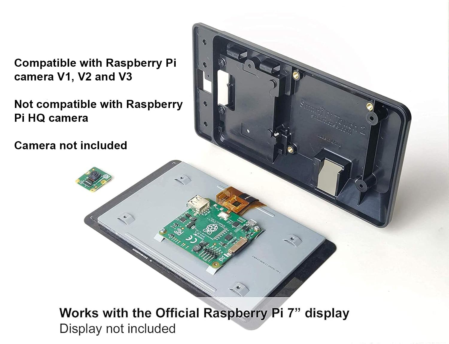 SmartiPi Touch 2 - Case for The Official Raspberry Pi 7