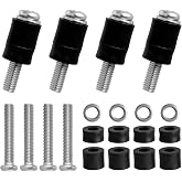 Belleone Wall Mounting Screws Bolts Fit for Samsung TV - M8 x 45mm with 25mm Long Spacers, Solid Screw Bolts Hardware, TV Mounting Bolt Compatible with Samsung 50" 55" 60" 65" 70" 75" 82" TV