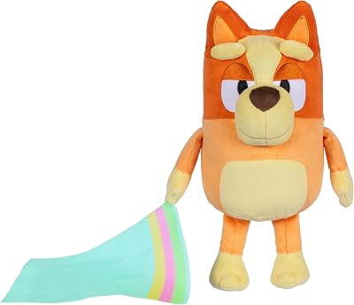 Bluey Sleepy Time Bingo 13 Inch Plush Talks & Sings With Blanket