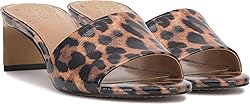 Vince Camuto Women's Linanna Heeled Sandal, Leopard