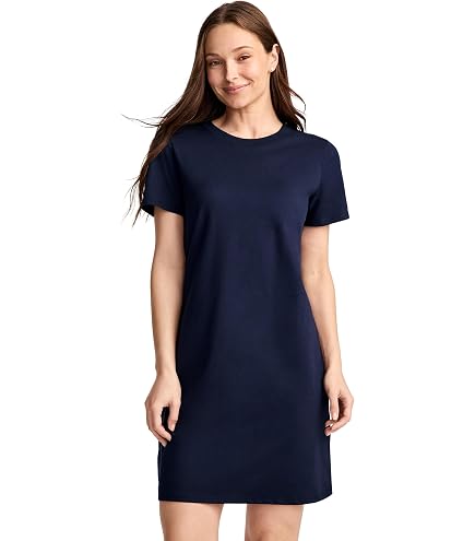 GAP Womens Relaxed Pocket T-Shirt Dress True Black XS/P at Amazon Women's Clothing store
