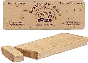 Turrón Blando de Almendra 500gr : Amazon.es: Alimentación y ...