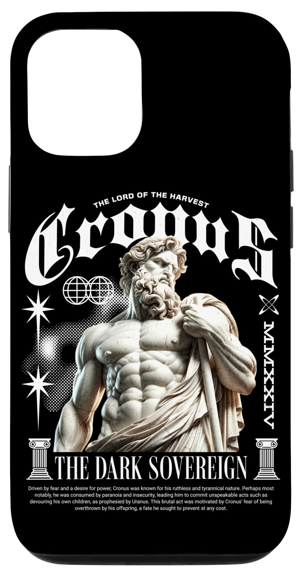 iPhone 15 Greek God Kronos x Cronus x Father of Zeus Streetwear Case