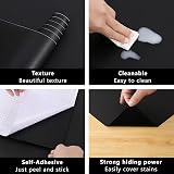 Arthome Black Wallpaper Peel and Stick 43.5x610cm Matte Self Adhesive view 5
