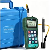 Mxmoonfree Digital Leeb Hardness Tester Kit for Large Metal Workpieces | Standard Calibration Block Included, Multi-Scale Support, Free Software, 2-year Warranty