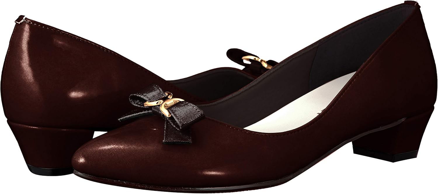 【ジェリービーンズ】リボンレインパンプス レディース ワイン