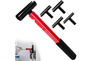 HTZSSON Door Hinge Adjustment Tool Kit, 4-in-1 Hinge Gap Adjusting Wrench for Door & Cabinet Alignment, Fits 14mm to 25mm Hinges